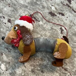 Festive Dachshund Sling Ornament/decor
